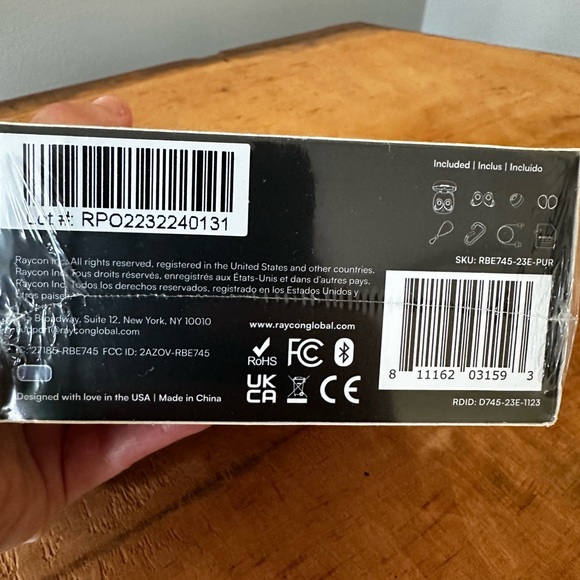 NWT Raycon Purple Fitness Earbuds - Picture 3 of 4